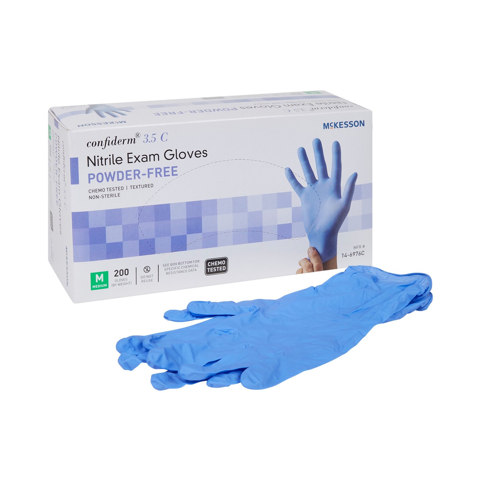 McKesson Confiderm Nitrile Exam Glove – 1000 per Box