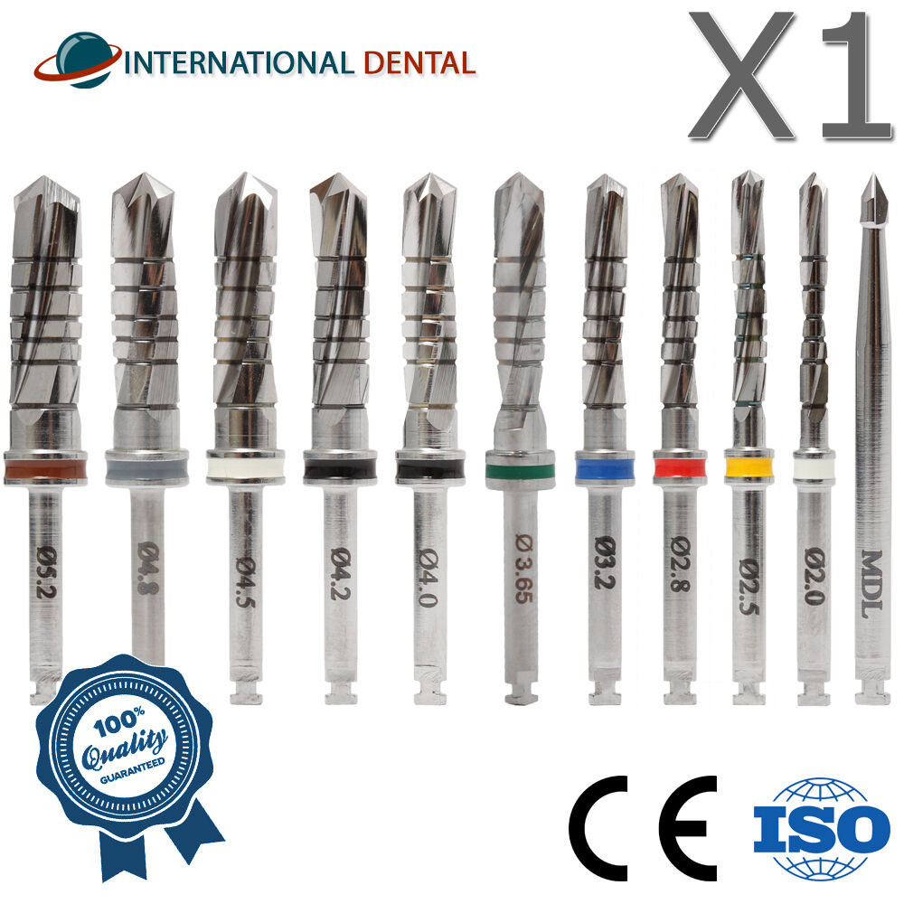 One Straight Drill External Irrigation Dental Fixture Instrument Stainless Steel