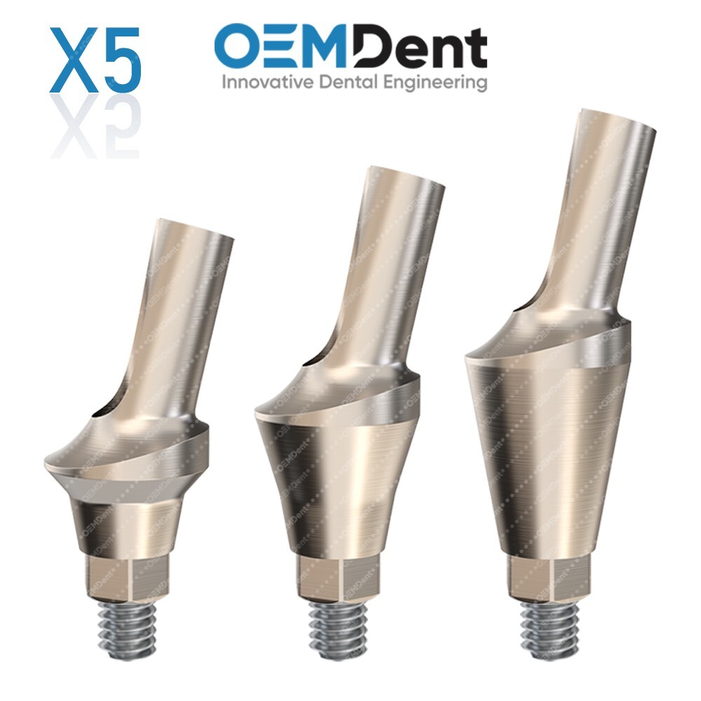 x5 Anatomic Angulated Prosthetics 15° Wide Platform (WP) – ADIN CloseFit®