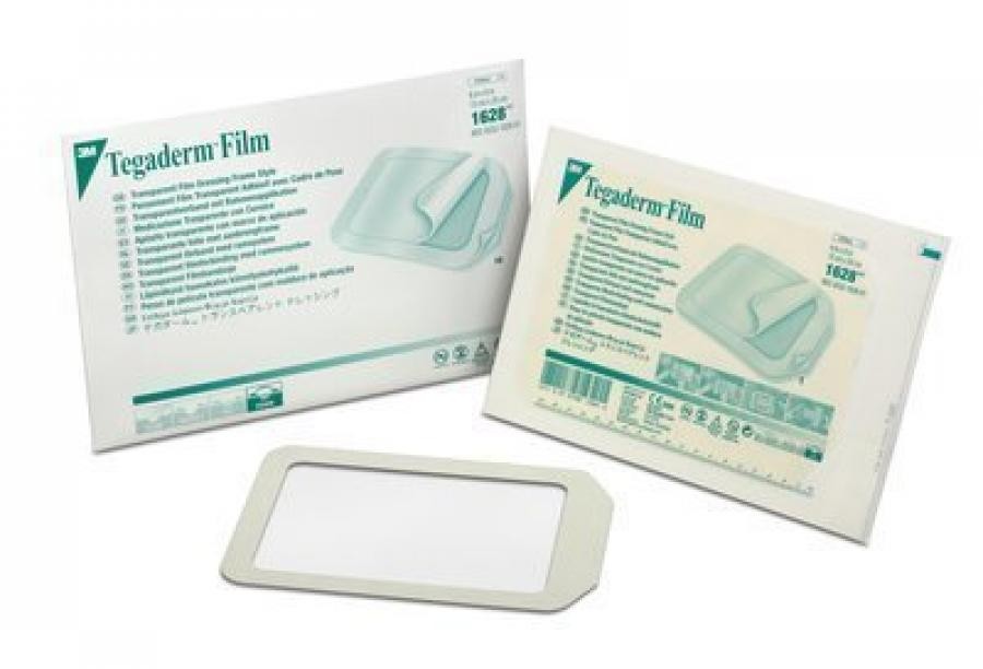 3M Tegaderm Film Dressing 4×4.75″ Frame Delivery W/ Label Sterile 200, 1626