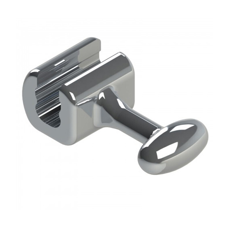 Orthodontic Straight Universal Ball Tip Bi-Directional Crimpable split Hooks