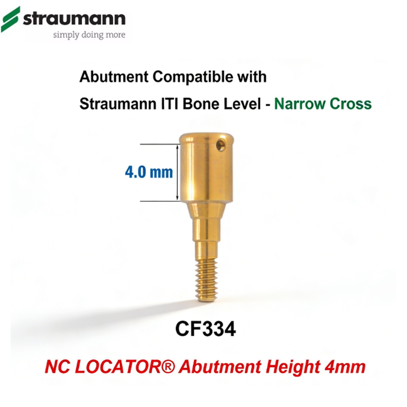 Bone Level Positioner Locator Abutment Covered Attachment Accessories Straumann