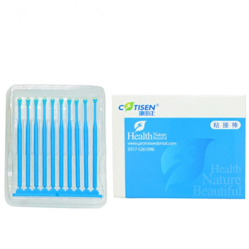 1 Kit 20 Pc Dental Veneers Teeth Stick Adhesive Rod For Inlay Crowns Refill Blue