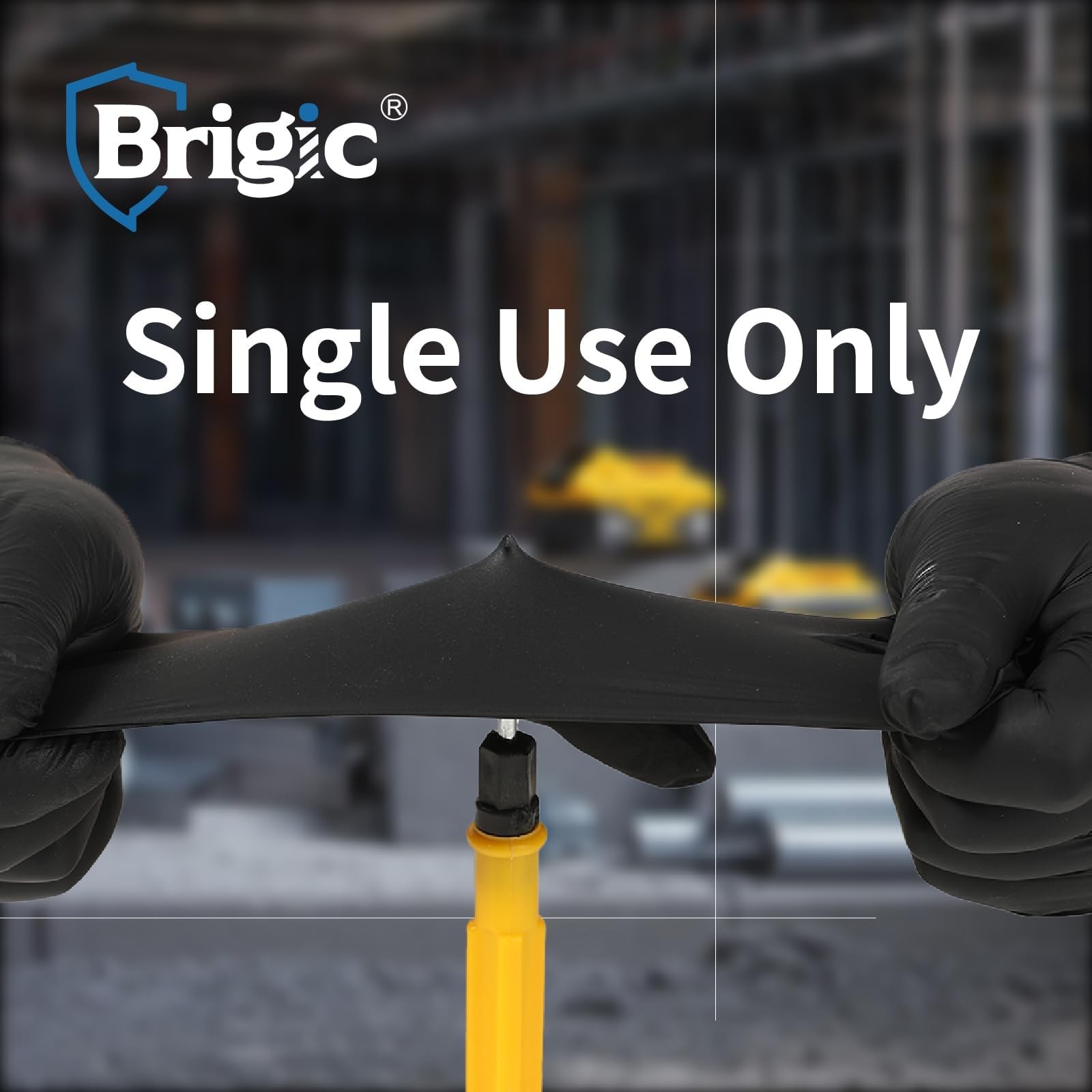 Disposable Nitrile Gloves, Textured Grip, 4mil, Lightweight, Slip-Resistant, …