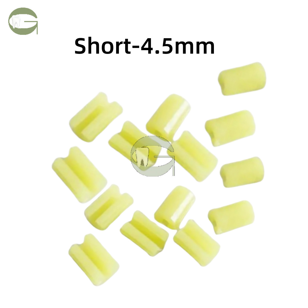 Dental Rider Female Yellow Riders Fits Hader Bar Attachment Short 4.5MM 7MM Lab