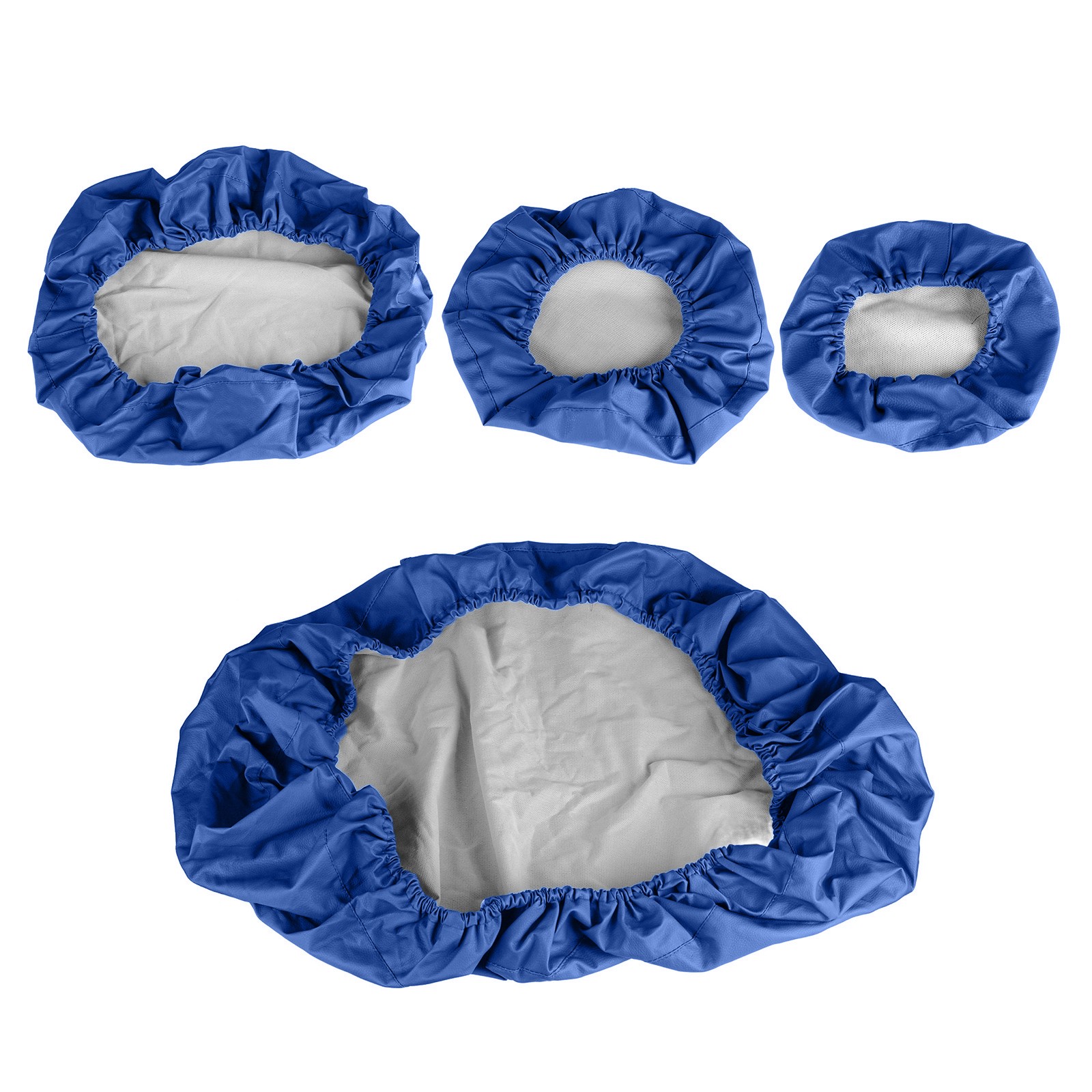 4Pcs Dental Chair Seat Cover Dental Chair Elastic Protective Covers PU Leather