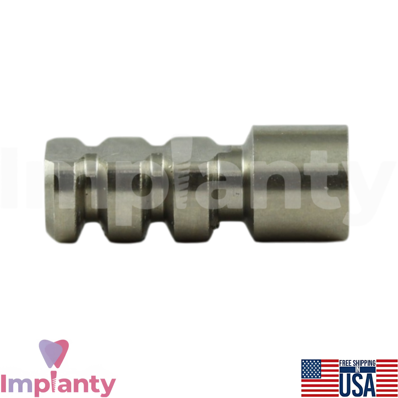 5x MIS® Seven Compatible Dental Fixture Analog Ø4.6mm Int Hex 2.45mm System