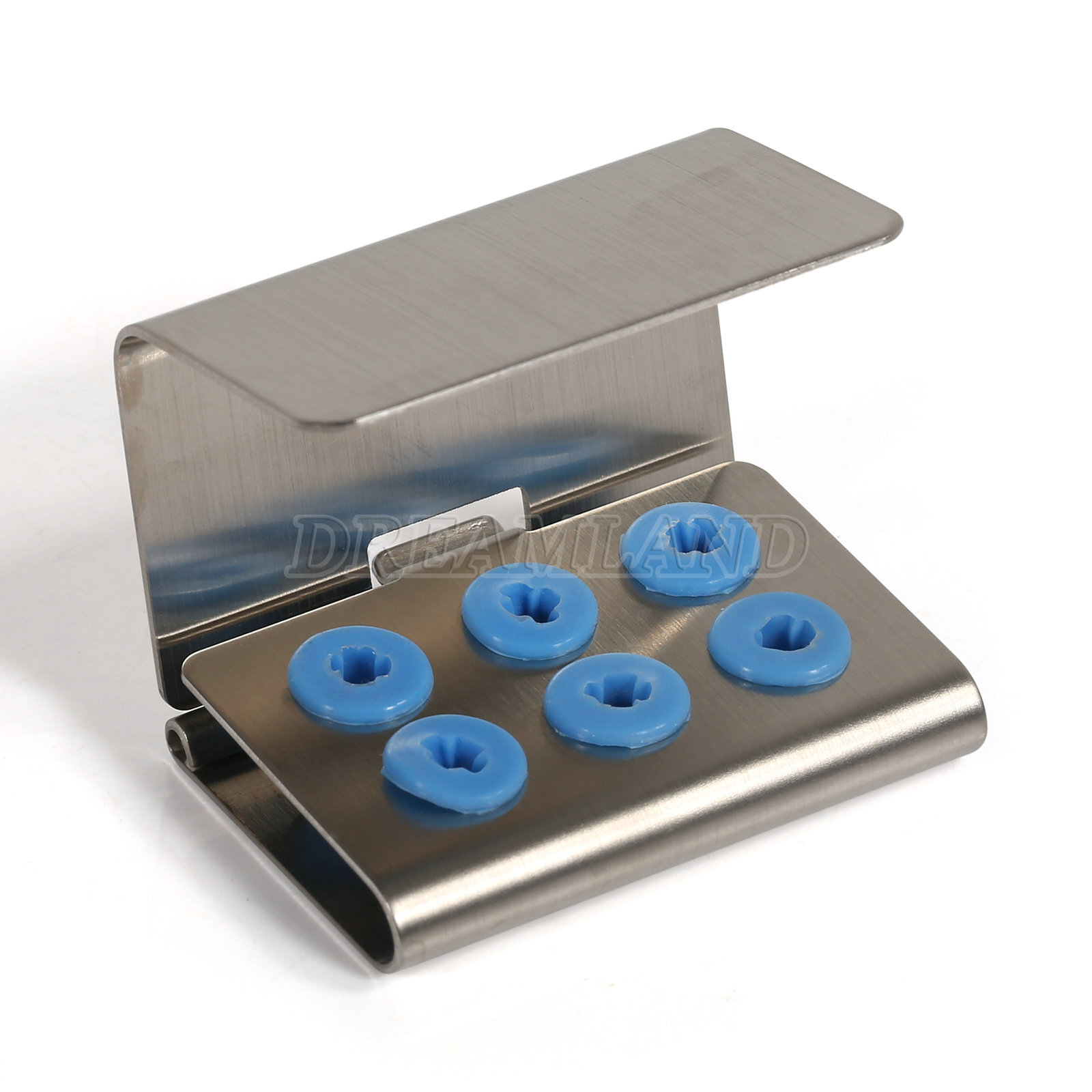 10Dental Ultrasonic perio Scaler Tip 6 holder box fit EMS Woodpeker DTE SATELEC