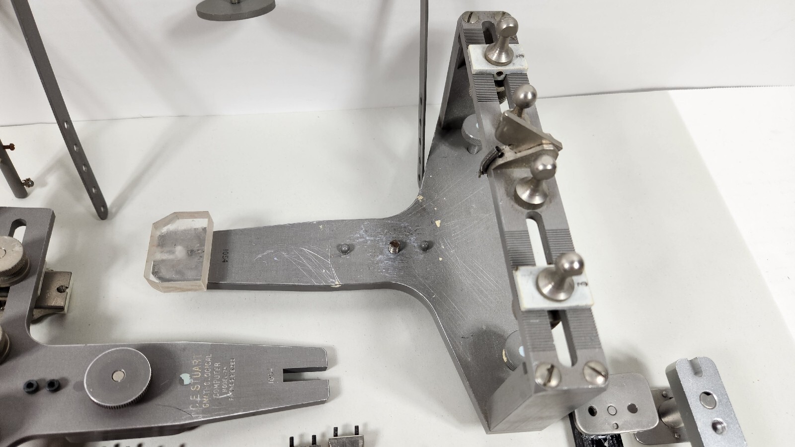 Dental C. E. Stuart Gnathological Computer Model 74 w/ Brackets, Bits + More!