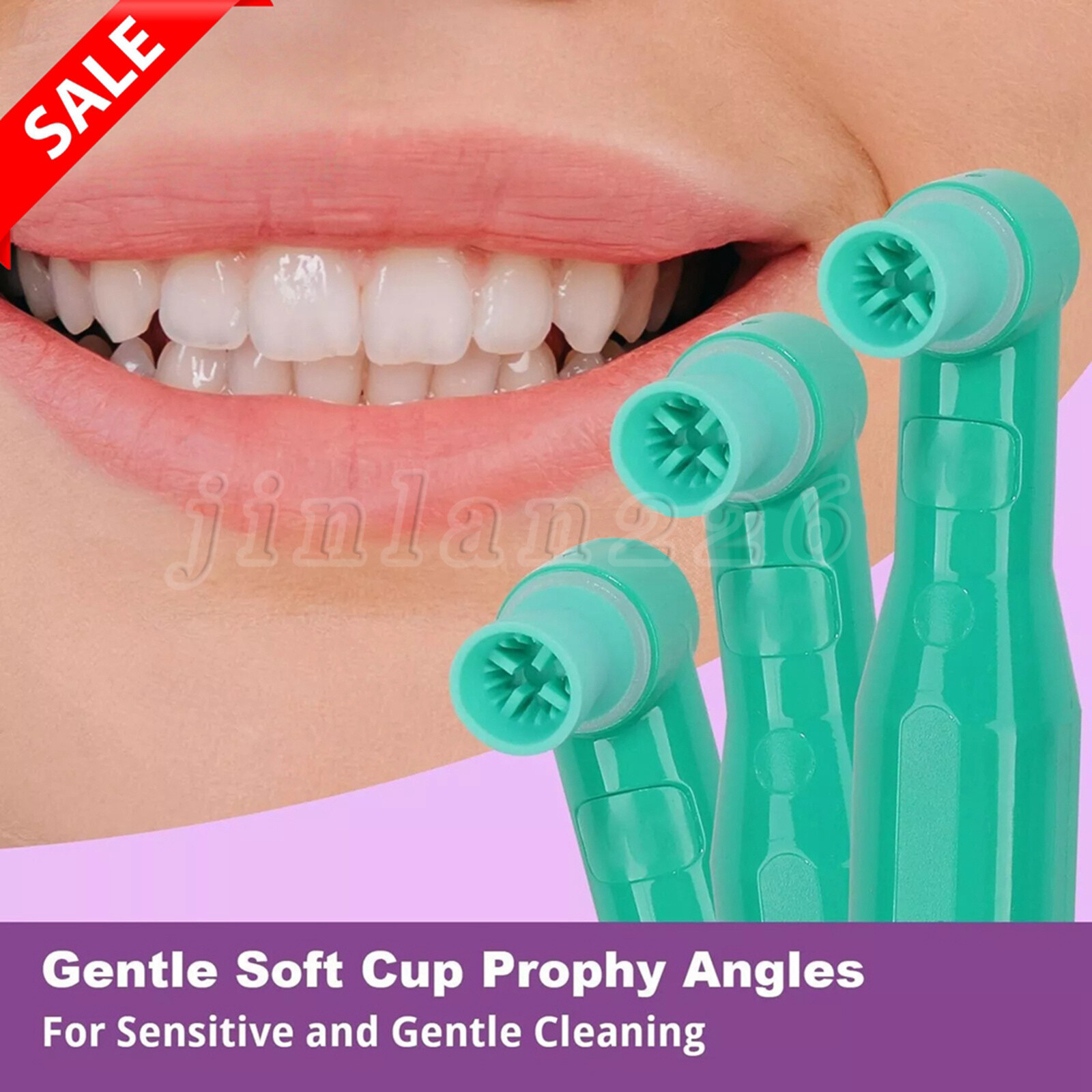 1000 Dental Prophy Angles Soft Cup, Disposable & Latex Free (10 Boxes of 100)