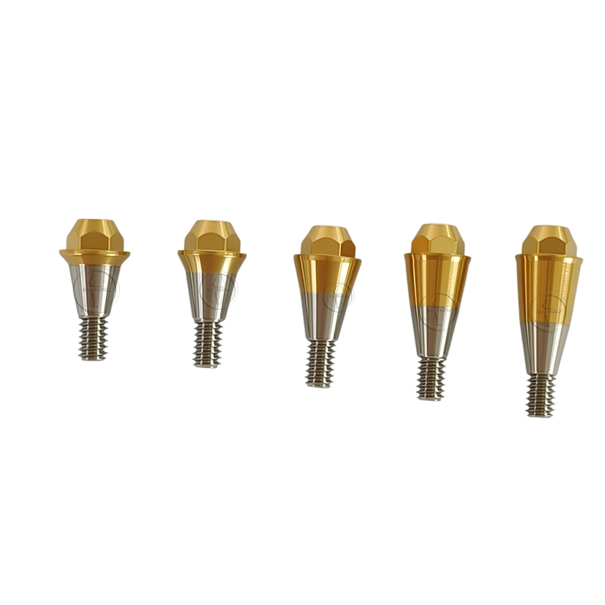12 pcs Multi unit straight abutment fits to Den-tium superline platform D4.5/5.5
