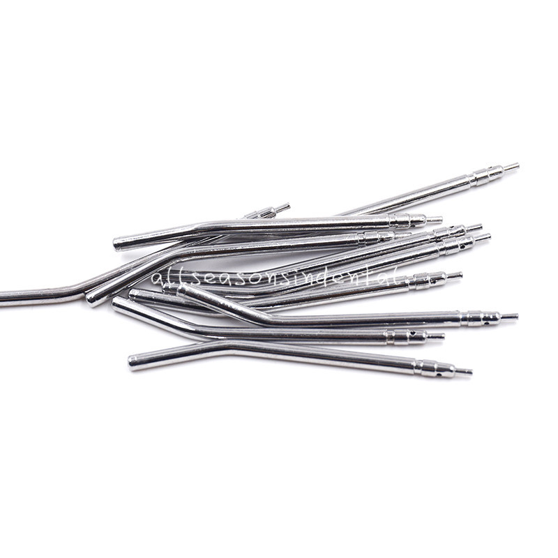 Dental Stainless Steel Air Water Spray 3-Way Syringe Nozzles Tips Autoclavable