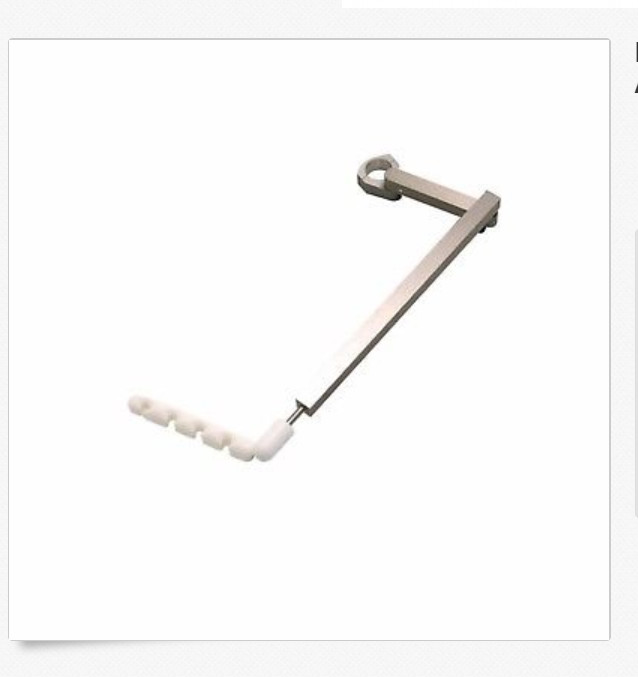 DCI 8237 Telescoping Arm w/ 4 Position Holder, Anodized Dental 7 1/2″ rigid arm