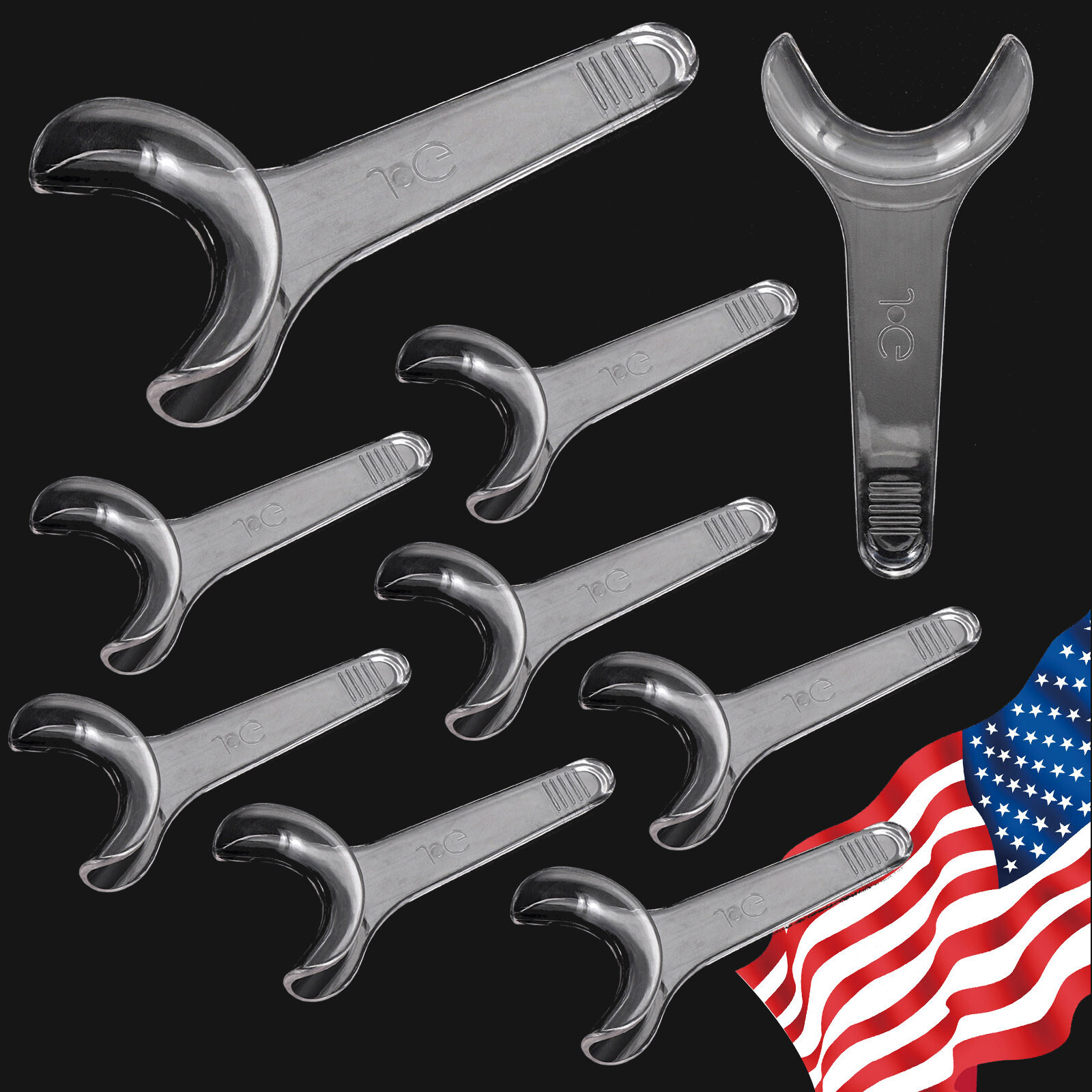 1-50Pcs High-Quality Cheek Retractors Orthodontic Lip Hooks Dental Mouth Opener