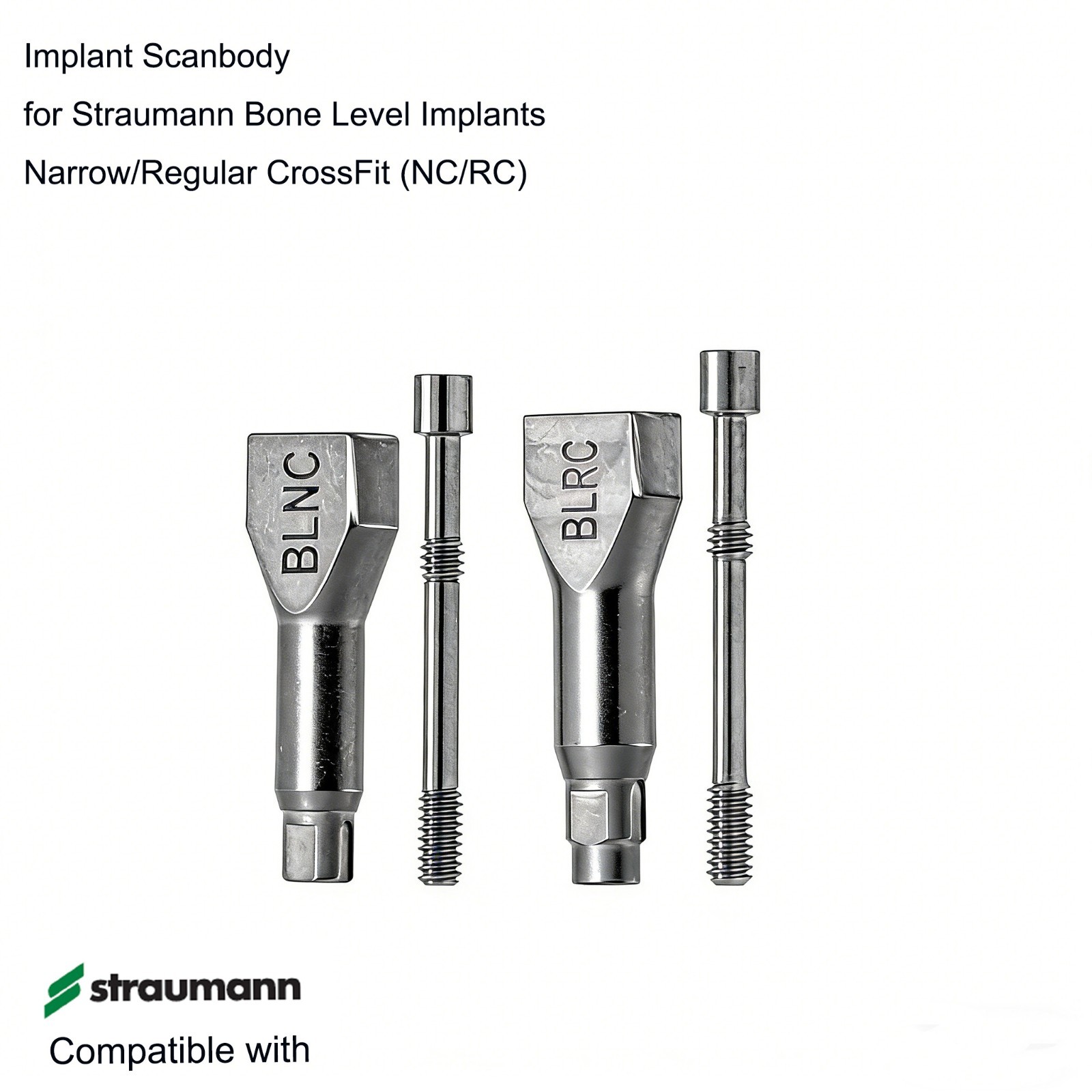 Dental Scanbody CAD/CAM Libraries NC/RC For ITI Straumann BL/BLT Implant System