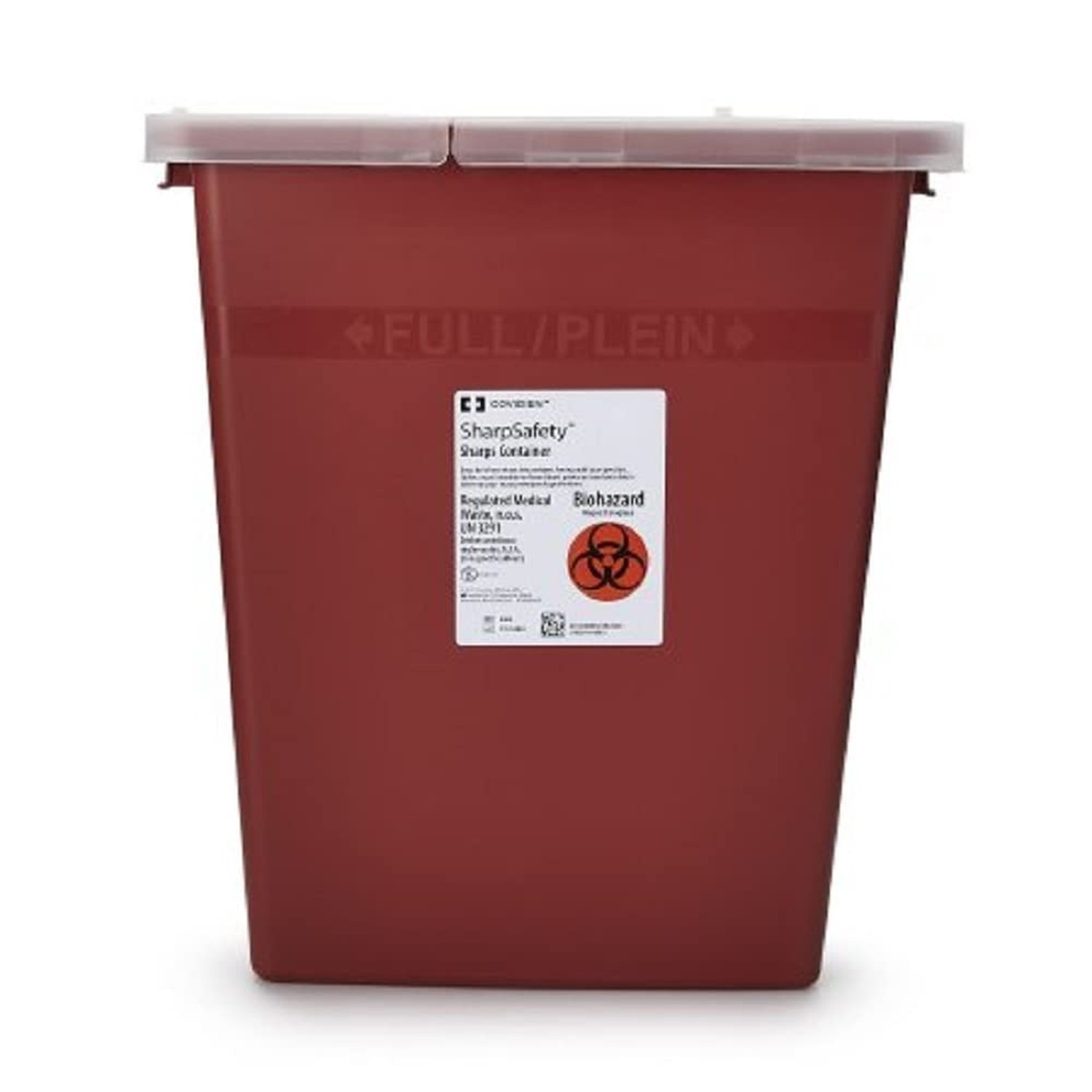 Kendall Volume Sharps Containers, Large 1 Count (Pack of 1)
