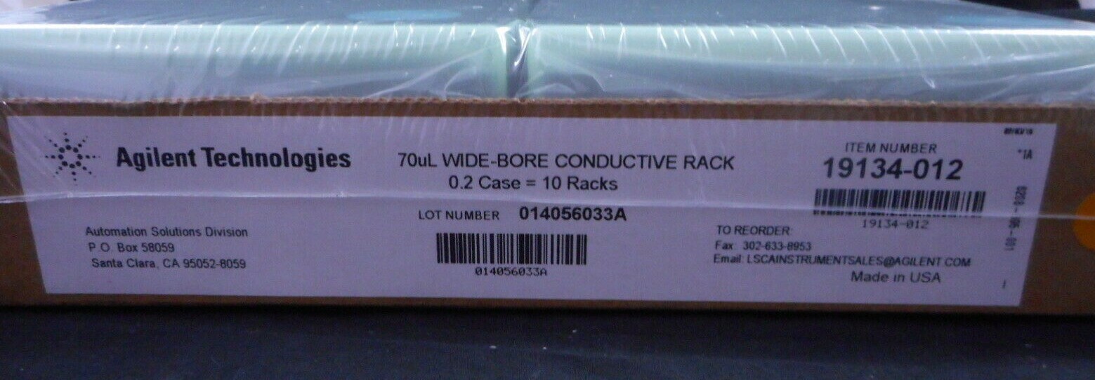 AGILENT TECHNOLOGIES 70µL Pipette Tips Wide Bore 384/Rack Sterile 50/Case