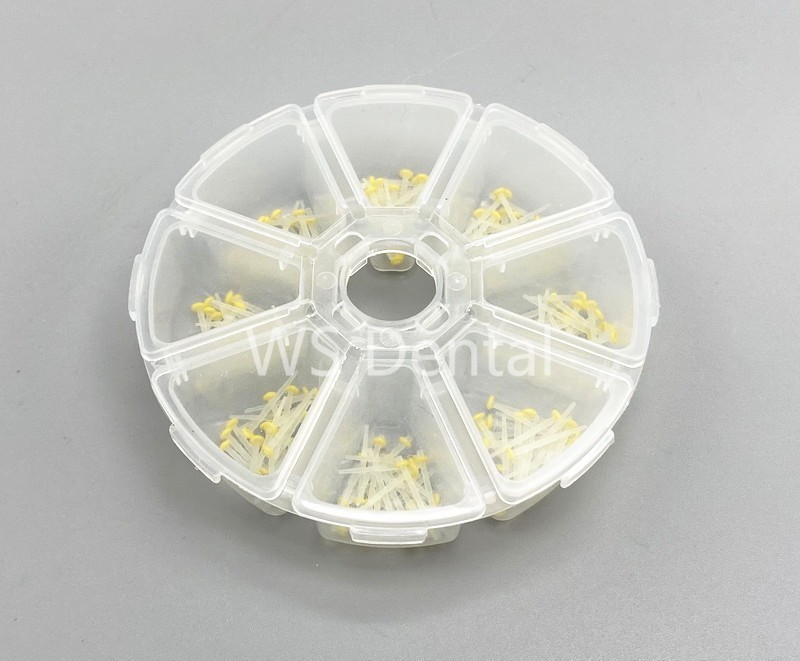 Dental Quartz Fiber Post Root Canal Pins Transparent Screw Post 1.2 1.4 1.6 1.8