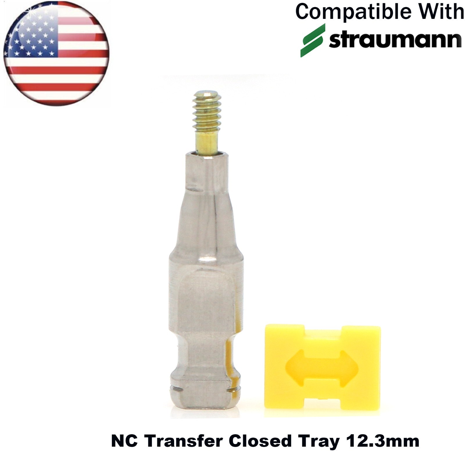 US Impression Transfer Open Close Tray NC RC Fits Straumann ITI for Dental Lab
