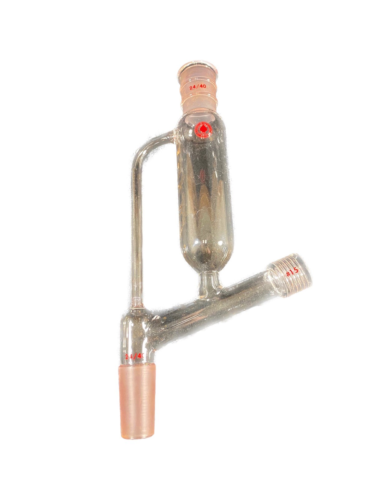 ACE GLASS Glass 100mL 24/40 #15 Powder Dispensing Funnel 7239-30