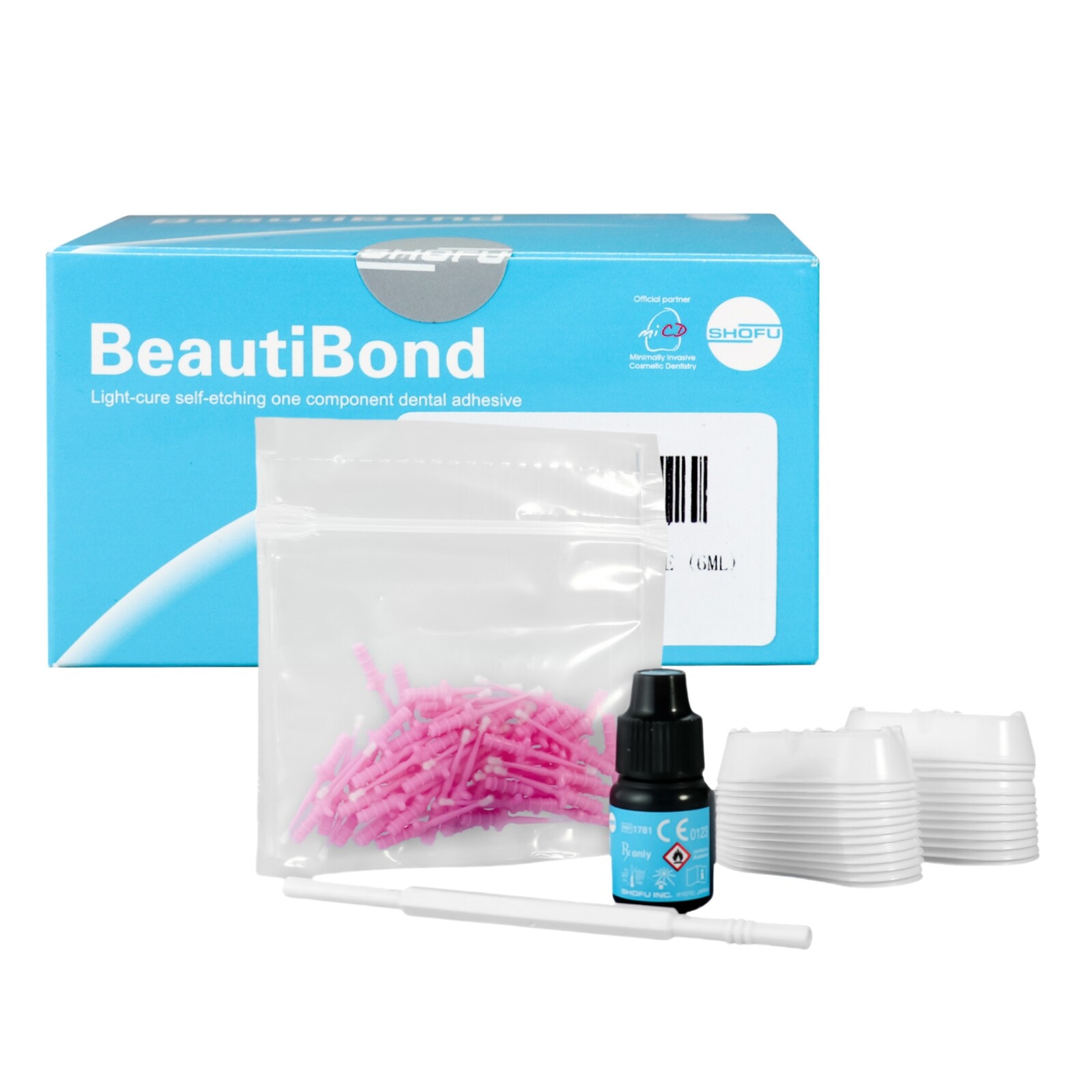 SHOFU BeautiBond Light Cured Self Etching One Component Dental Adhesive 6ML