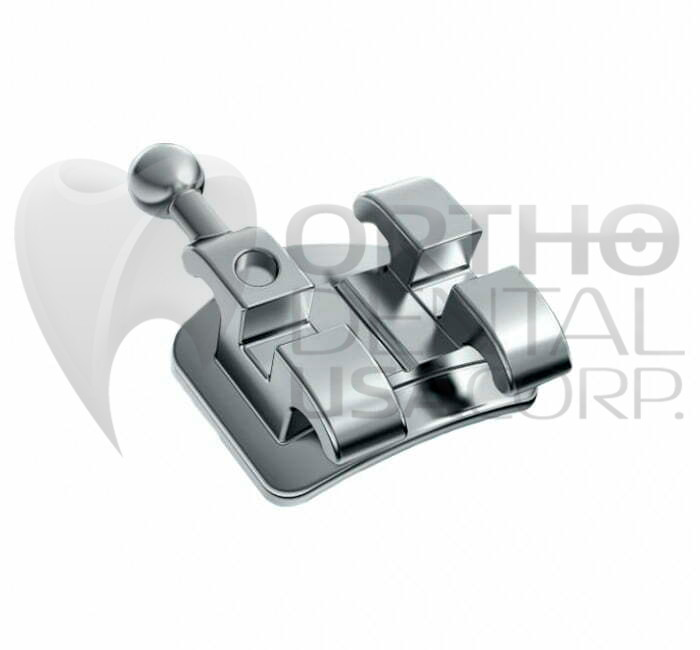 SET X 5 ORTHODONTIC BRACKET MBT .022» W/H 3,4,5 MIM MICROETCHED MESH BASE