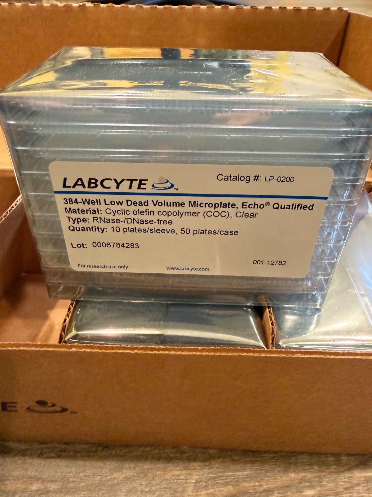 Labcyte LP-0200 384-Well Low Dead Volume Microplates, Echo Qualified, 30 plates