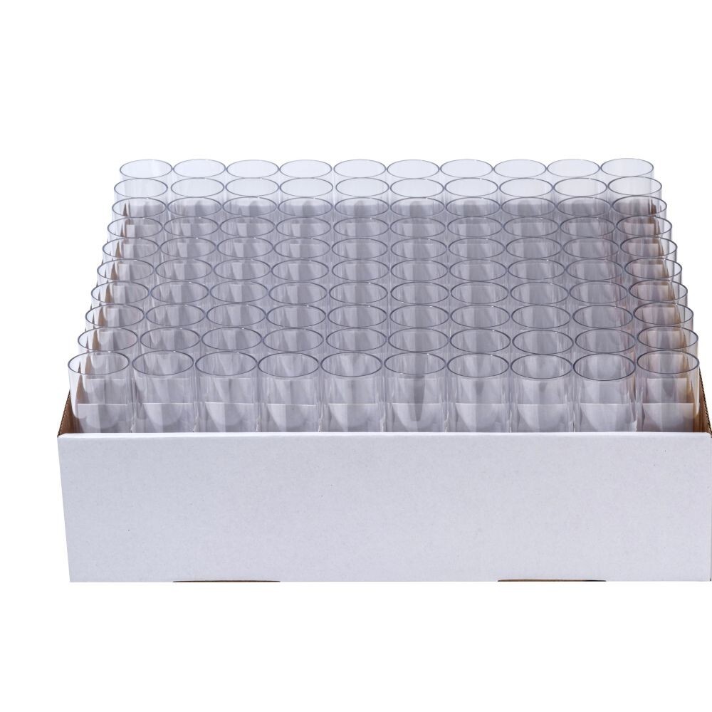Drosophila Wide Vials Combo, 28.5*95mm, 100 Vials/Tray, 5 Trays/Case