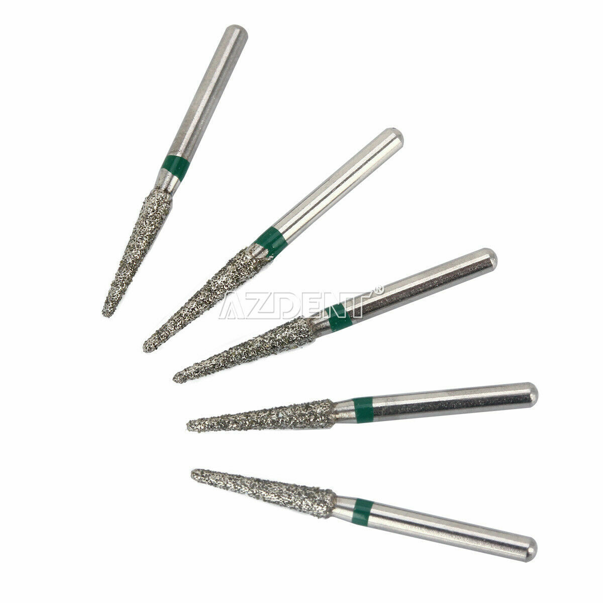 100Pcs 100Types Dental Diamond Burs Round Head FO EX TR For High Speed Handpiece