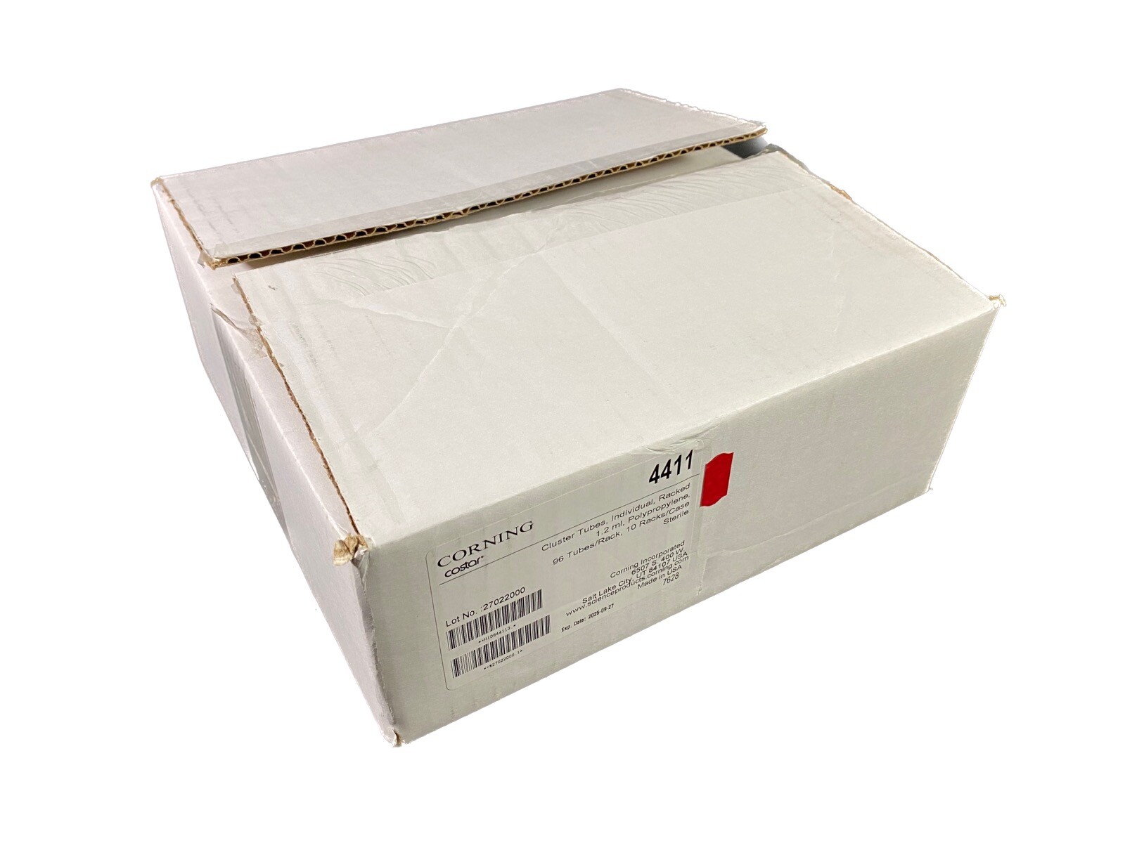 CORNING Polypropylene 1.2mL Sterile Individual Cluster Tubes 4411 (864/cs)
