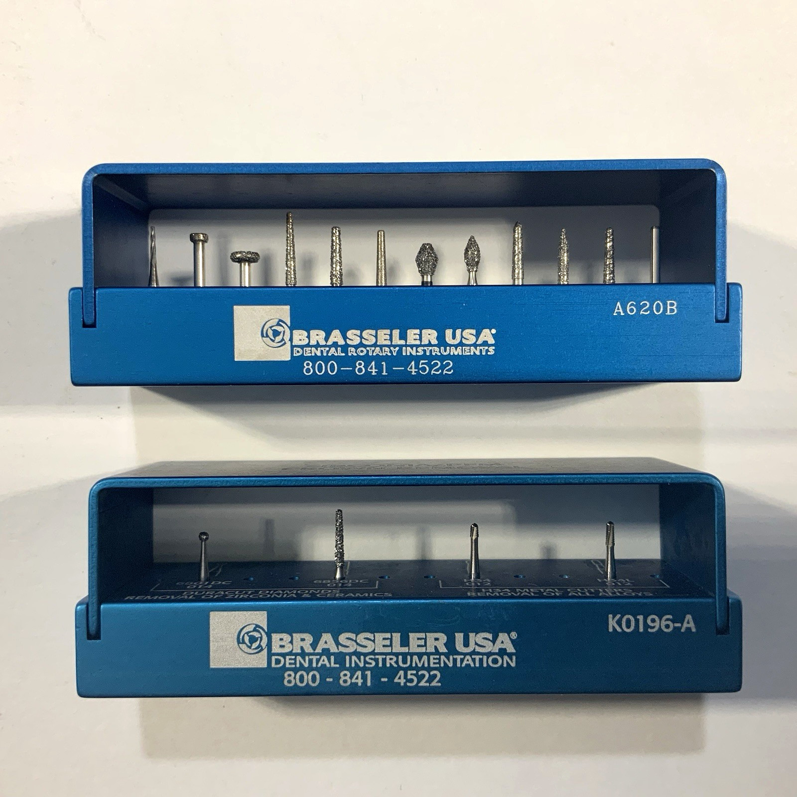 Brasseler USA Diamond/Carbide Bur Block Procedure System (2 pack) -Old Stock-