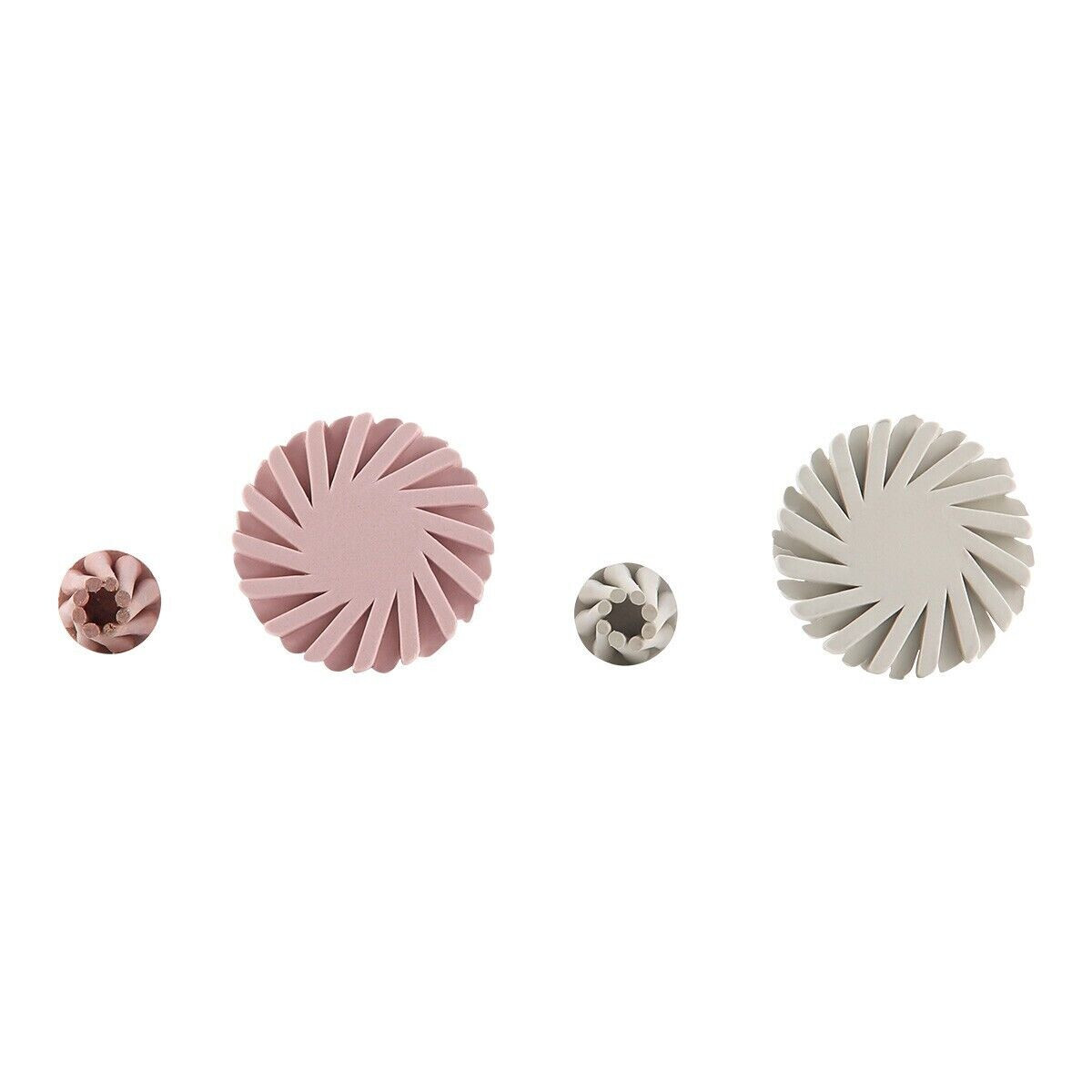4/box Dental Composite Polishing Wheels Discs Point Silicone Diamond Medium/Fine