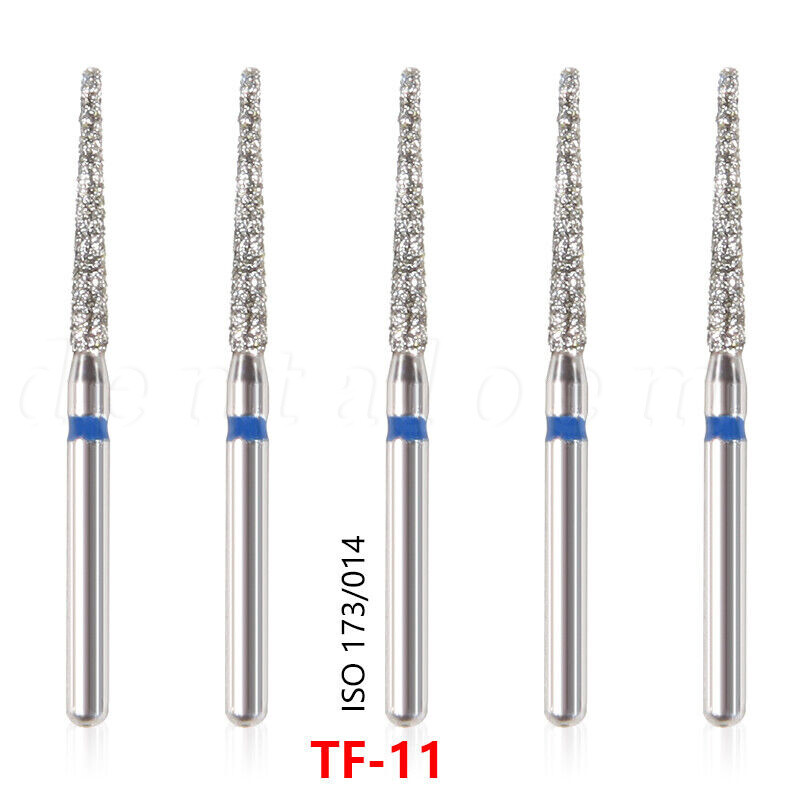 100x Brocas de fresa de diamante para dentista dental Taladro FG 1,6 mm 20 OEM