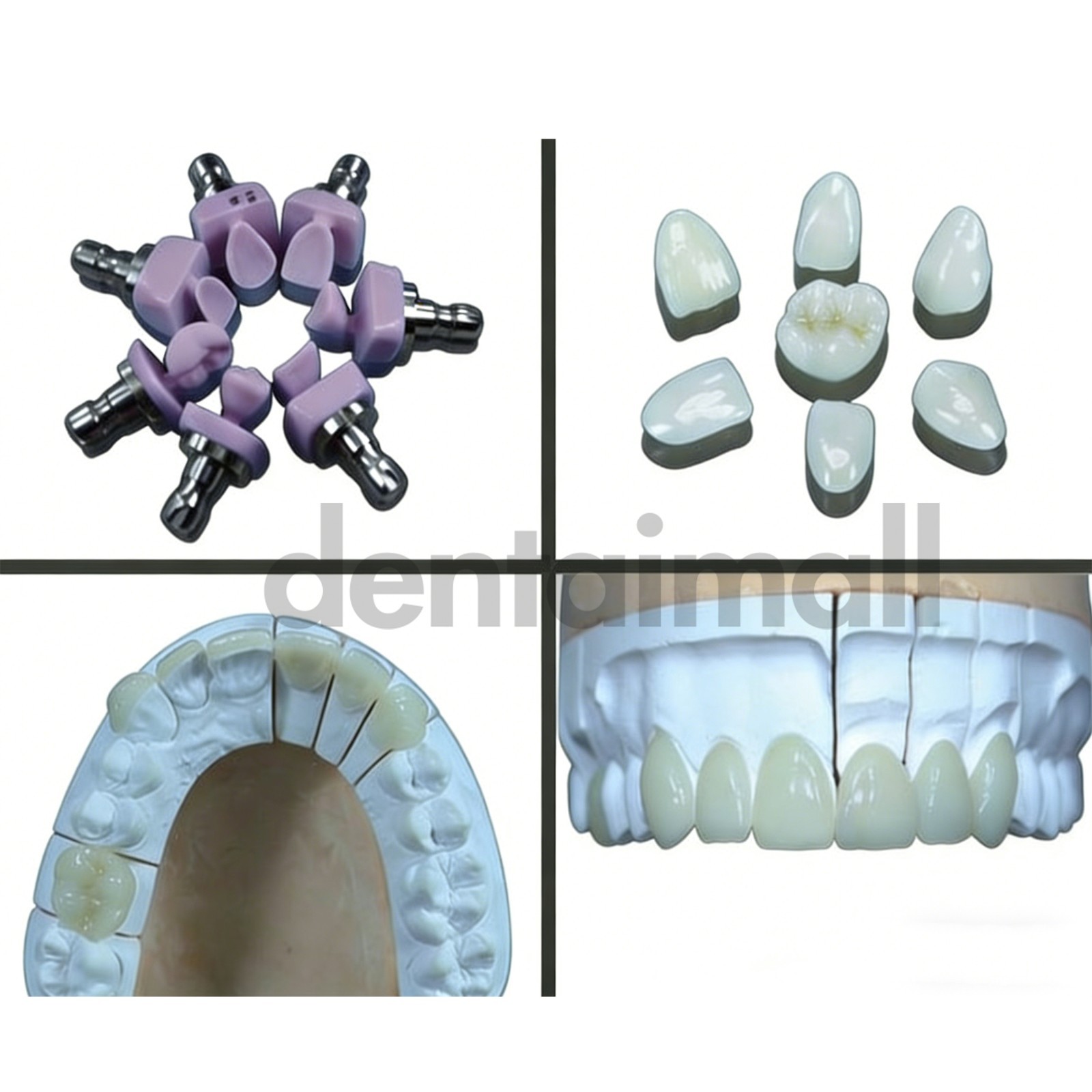 US 5PCS C14 MT Dental Emax Glass Ceramic Blocks Lithium Disilicate CEREC CAD/CAM