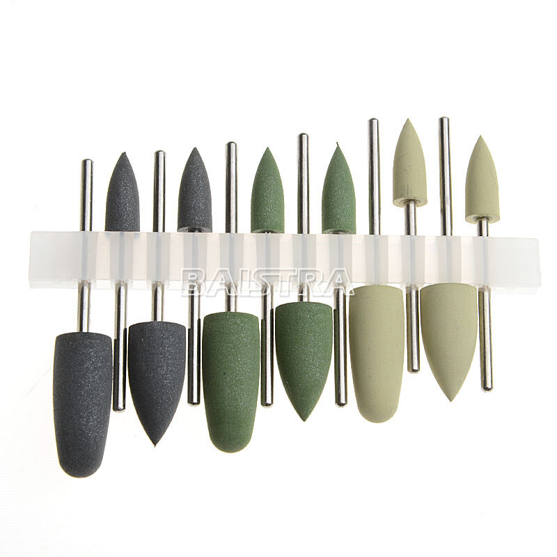 AZDENT Dental Diamond Burs Cups Composite Polishing Kit RA HP FG Shank Type
