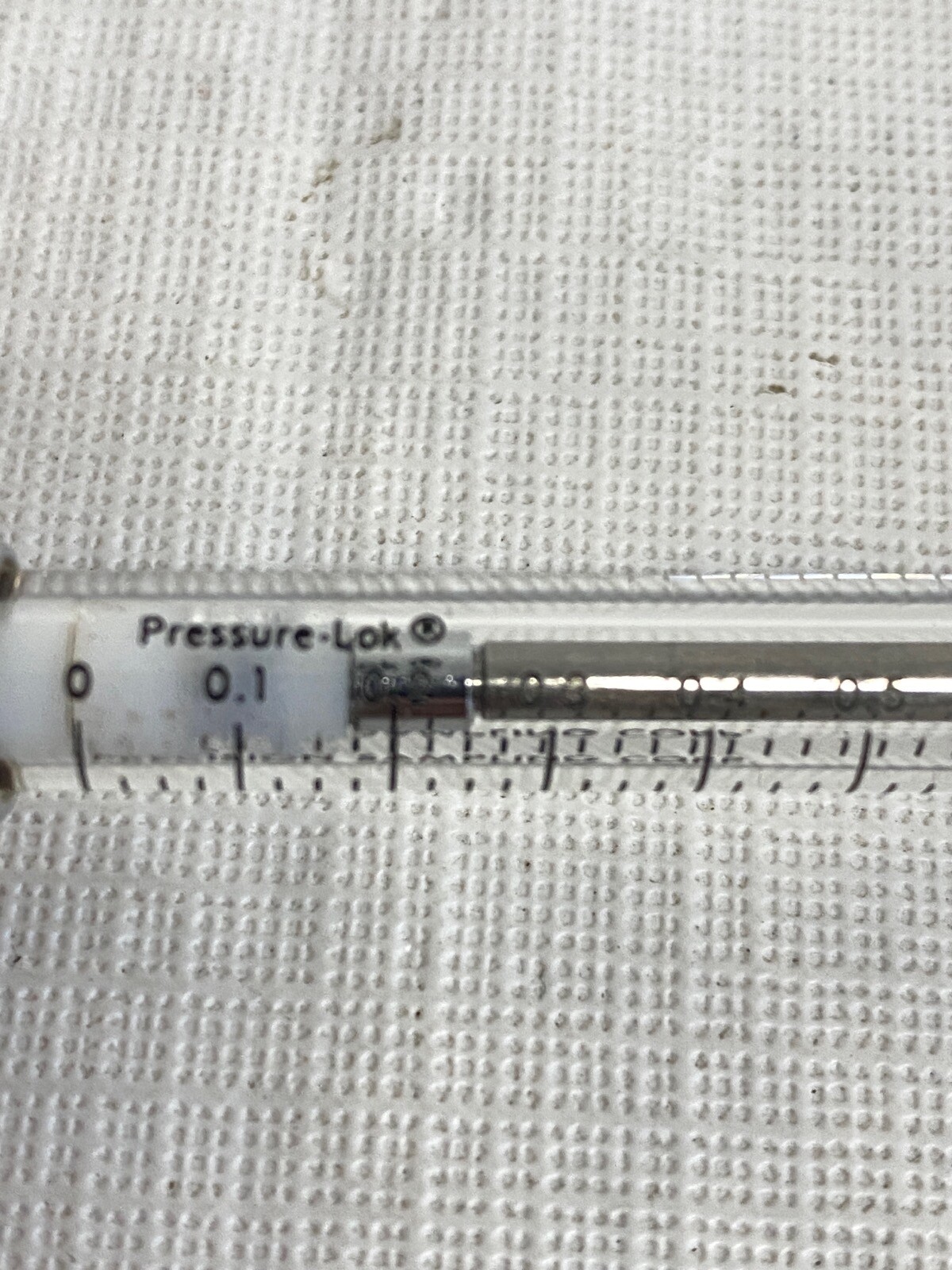 PRECISION 1.0mL Reusable Graduated Glass SomnoSuite Syringe w/ PTFE Slip Tip