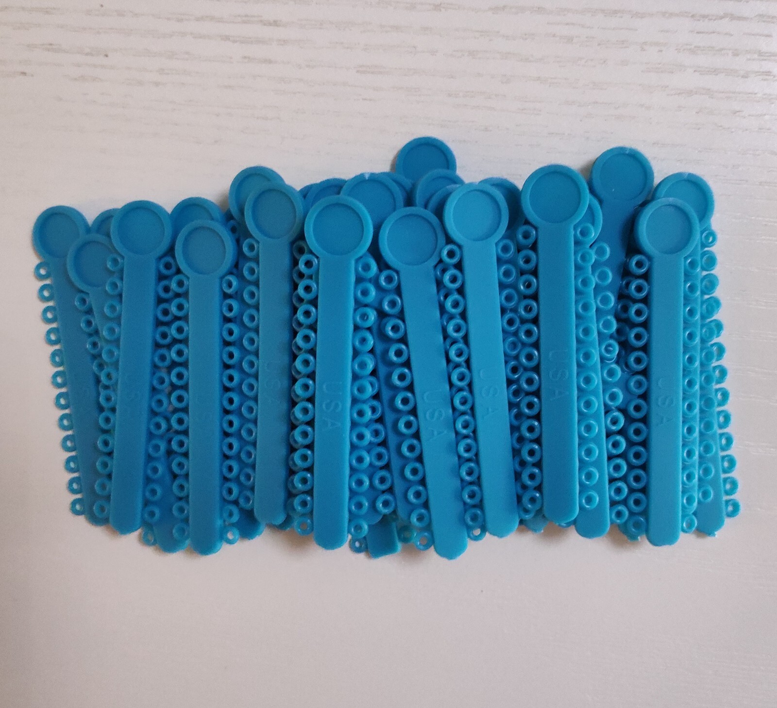 5Packs 5040 Pcs Dental Orthodontic Ligature Ties Elastic Rubber Bands 38 Colors