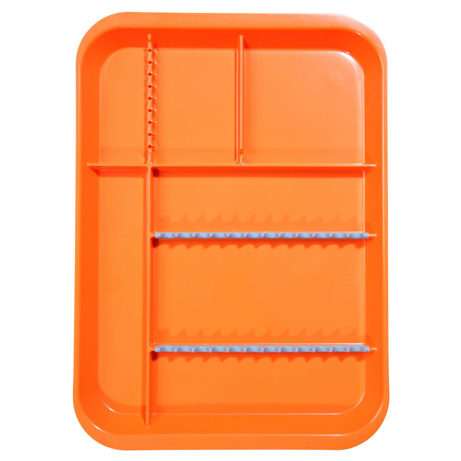 Zirc Dental 20Z451Q B-Lok Divided Setup Tray Vibrant Orange Autoclavable