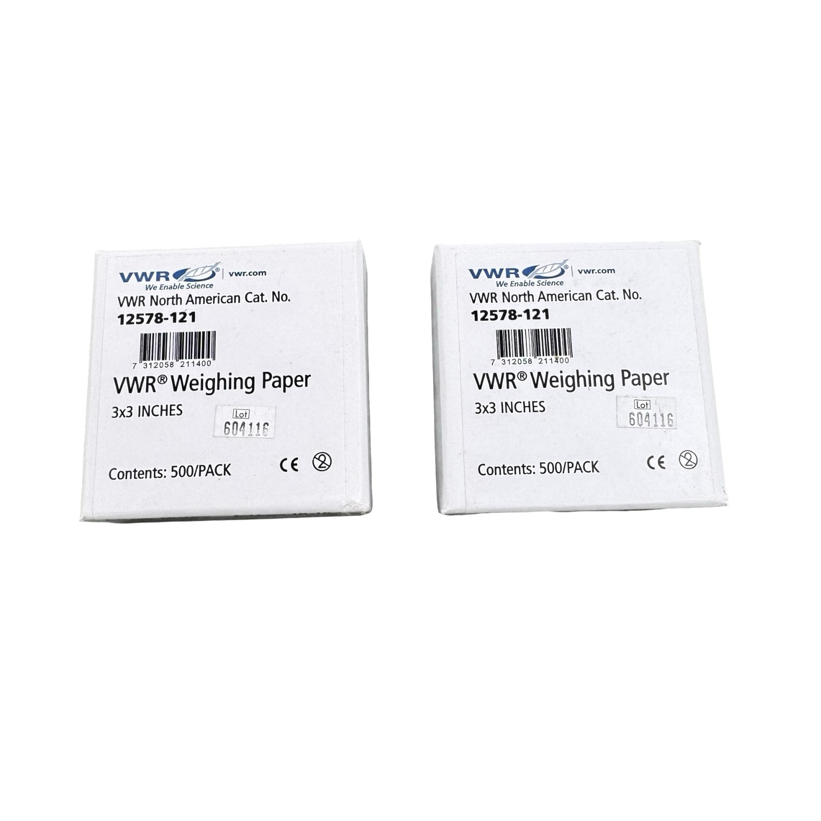 VWR 12578-121 Weighing Paper 3×3 Inches 1000 Sheets