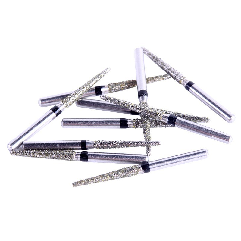 100pcs Dental Super Coarse Diamond FG Burs TR-12S for High Speed Handpiece