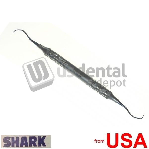 SHARK -Gracey Curette #13/14 – Hallow Titanium Coated 9.5mm handle – Tita 115358