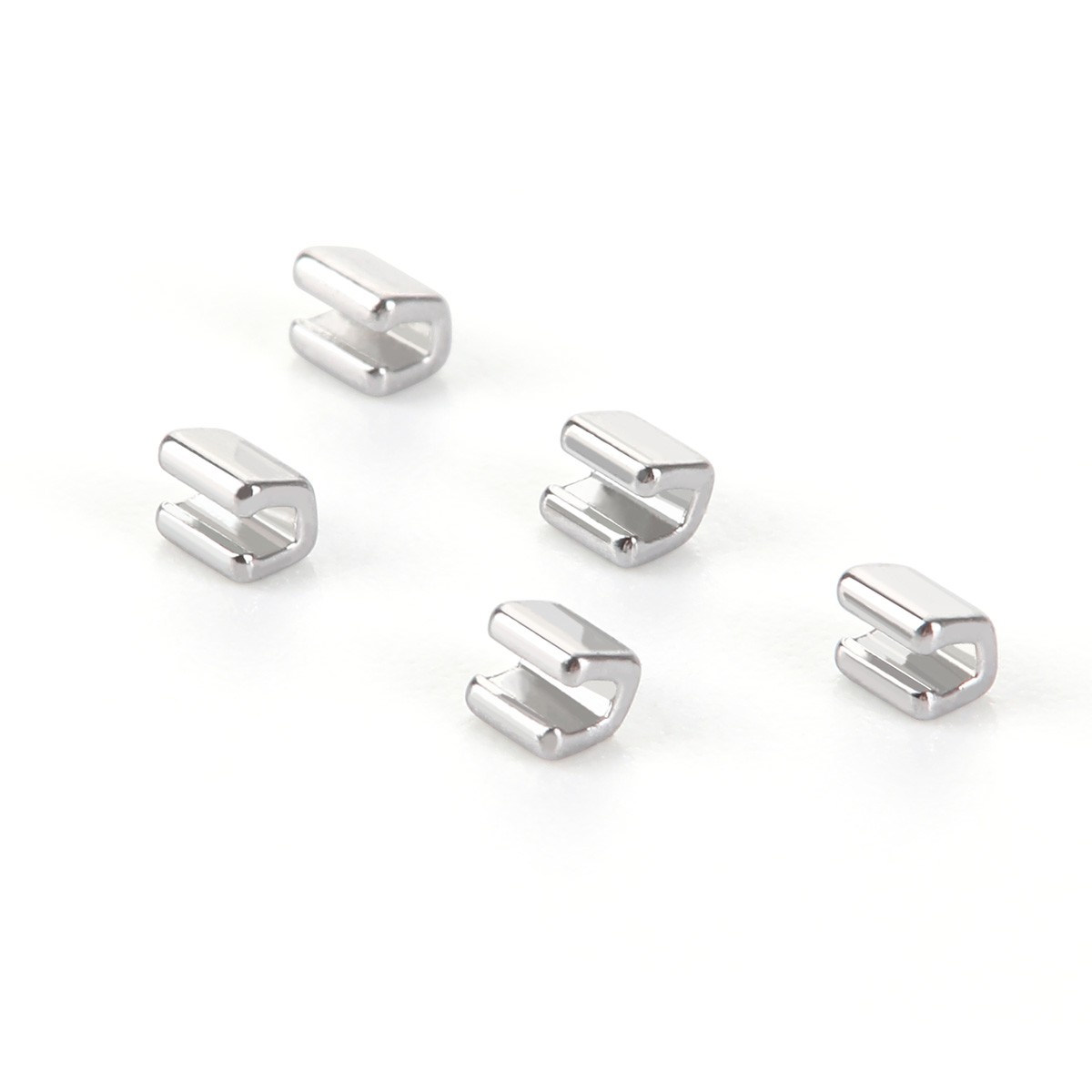 AZDENT Dental Orthodontic Universal Crimpable Hooks Split Stops 10Pcs/Pack