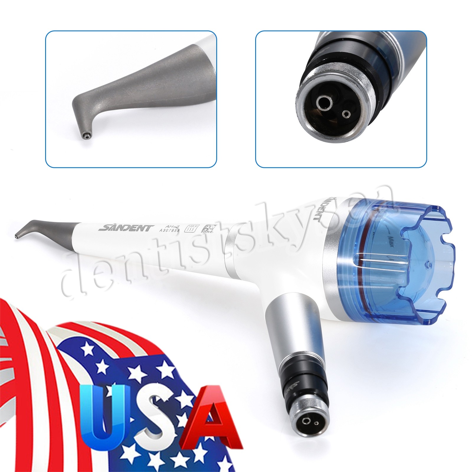 SANDENT Prophy Air Flow Prophy Handpiece Teeth Polishing 4Hole/2Hole