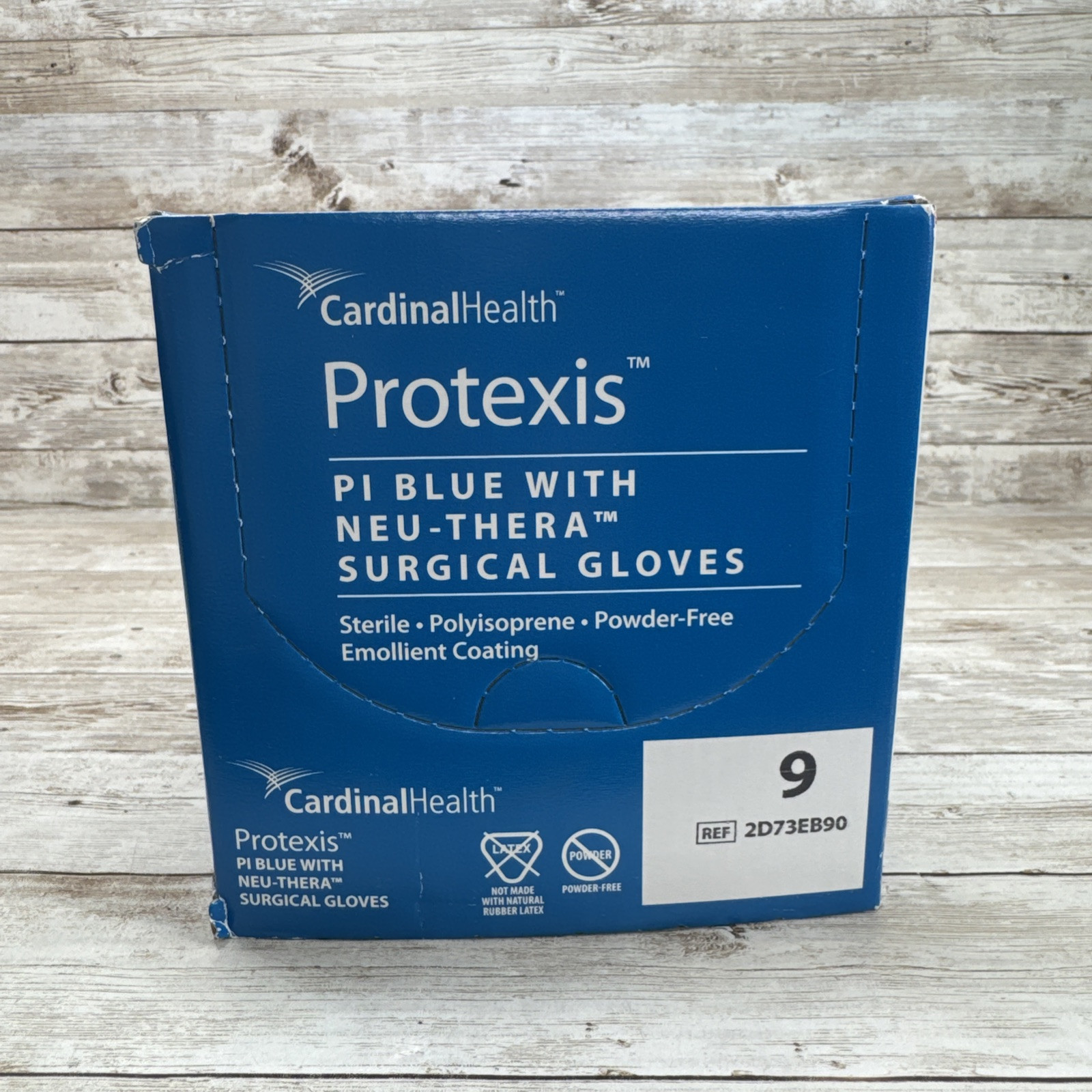 Protexis PI Blue w/Neu-Thera Surgical Gloves *50 Pair Box* Size: 9 *See Date*