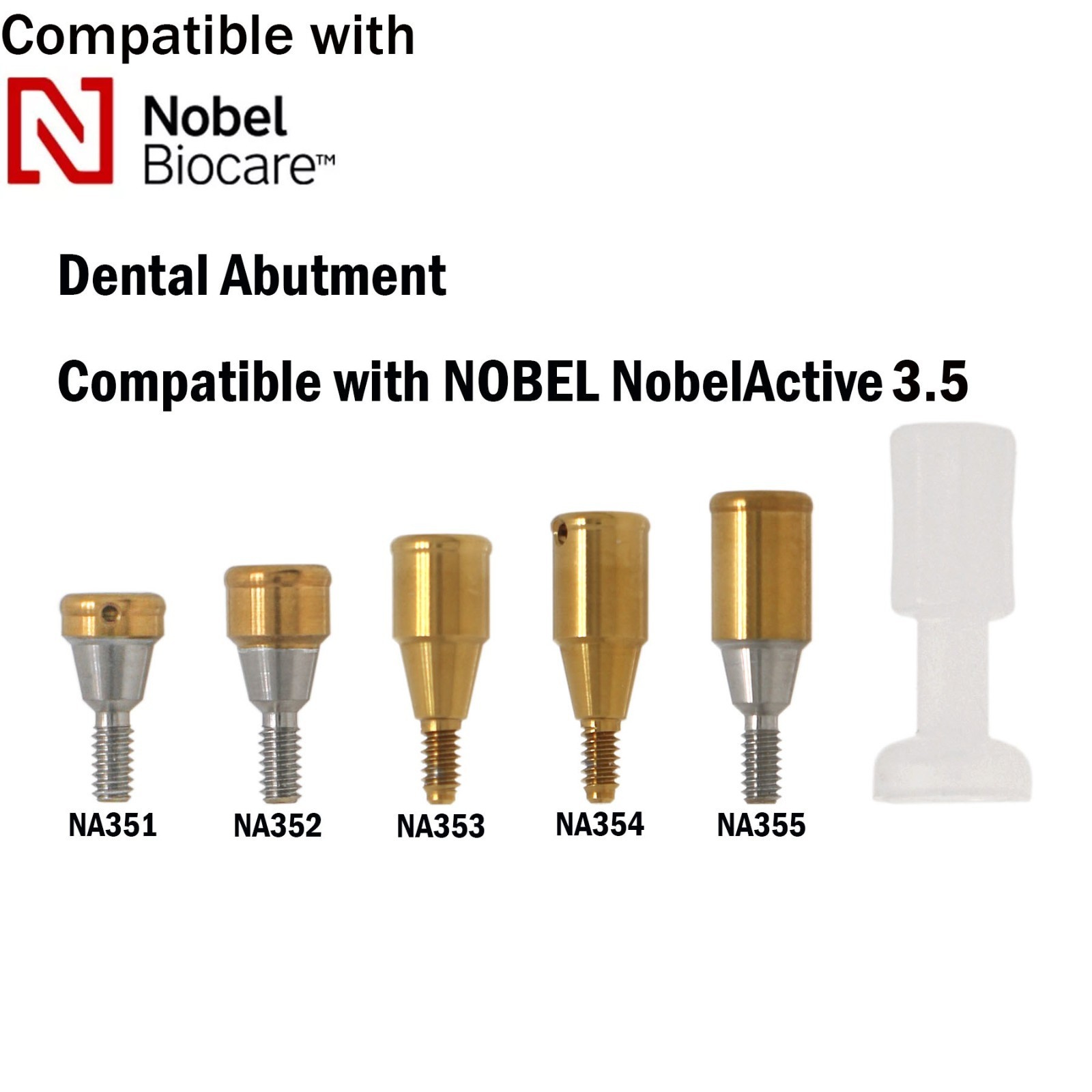 US For Nobel Active Locator Abutment Transfer Coping Open Closed Tray NP/RP