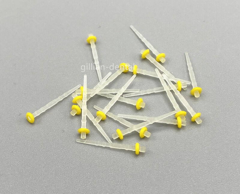 200pcs Dental Quartz Post Screw Straight Transparent Root Canal Pins 1.0-1.8mm