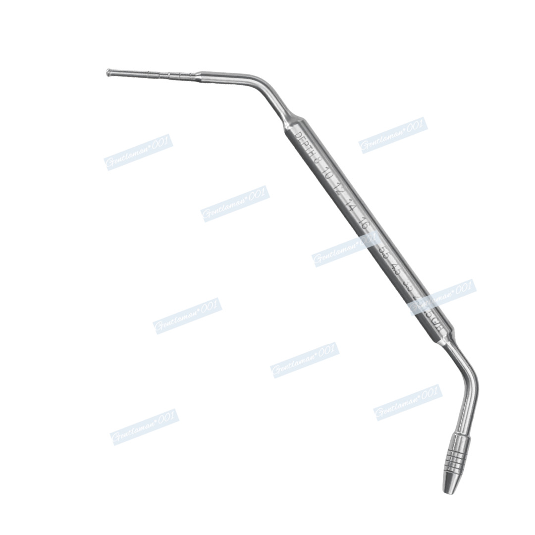 Surgical Depth Probe Measuring Tool Gauge Dental Implant Gingiva Height Measure