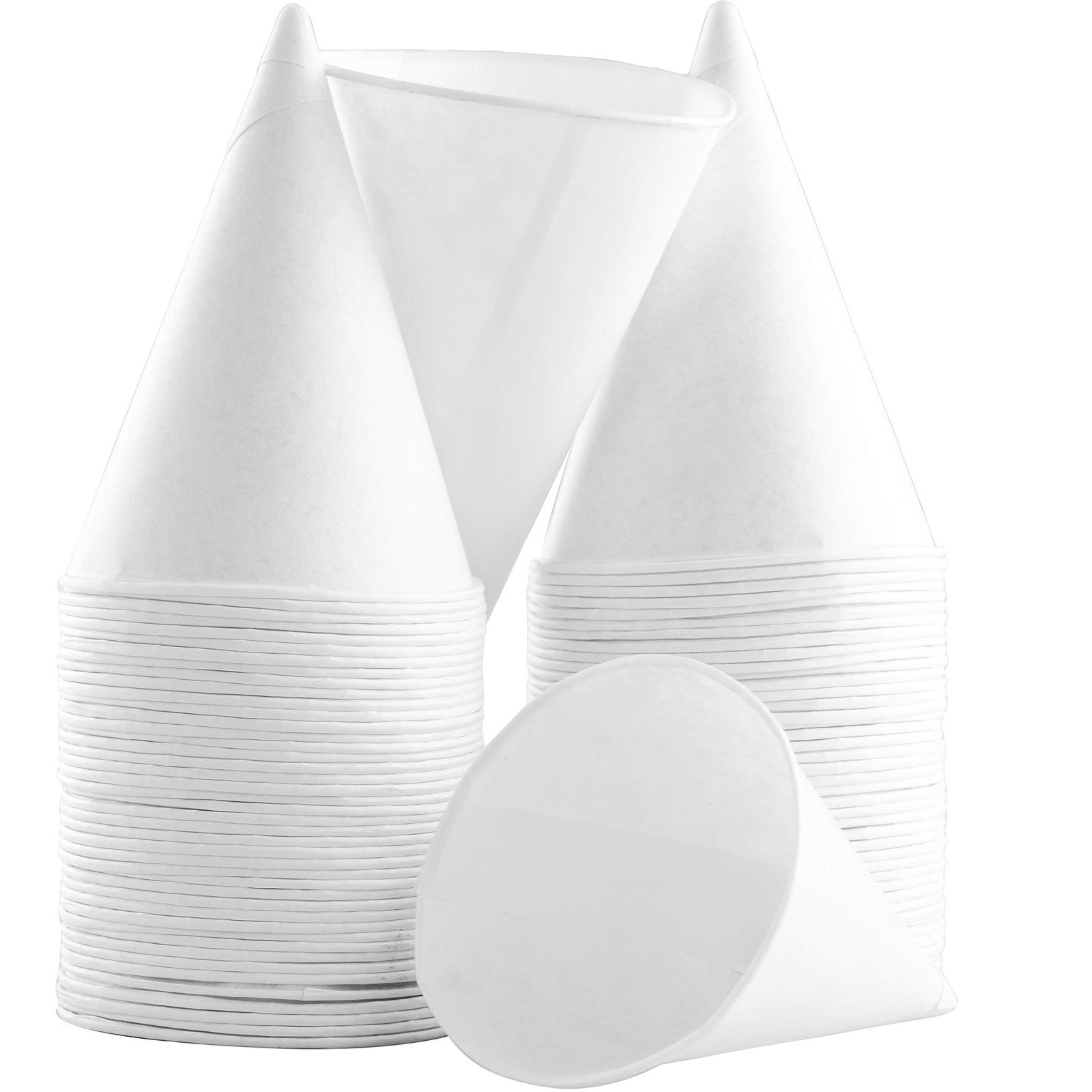 Eco-Friendly Small White Paper Cone Cups 1000 Pk. (Pack of 1000),