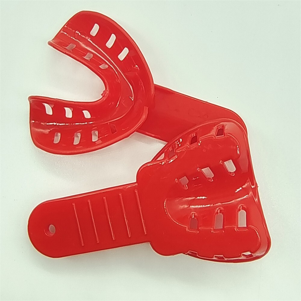 60 Pcs Plastic Autoclavable Dental Impression Trays Sizes L/M/S Adult Child U/L
