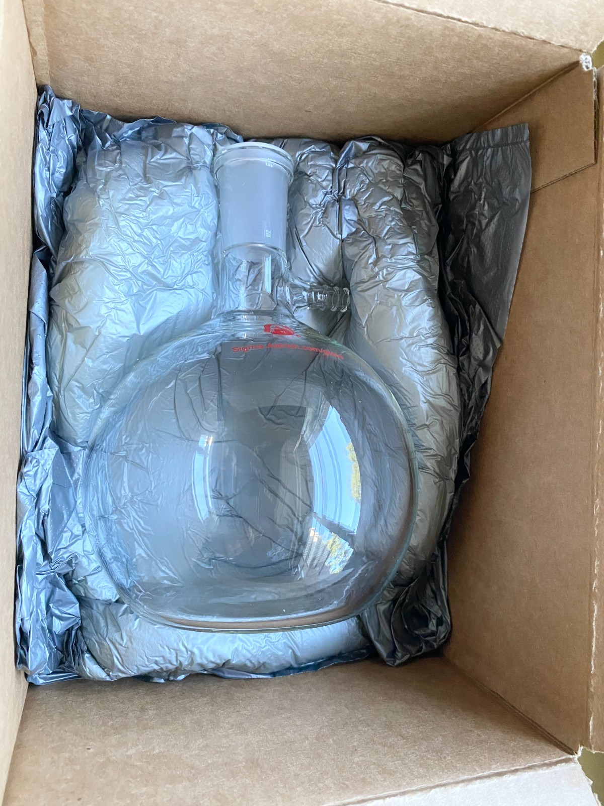 Sigma-Aldrich Pear-Shaped Filter Flask Joint:ST/NS 24/40, Side-Arm Z414182-1EA